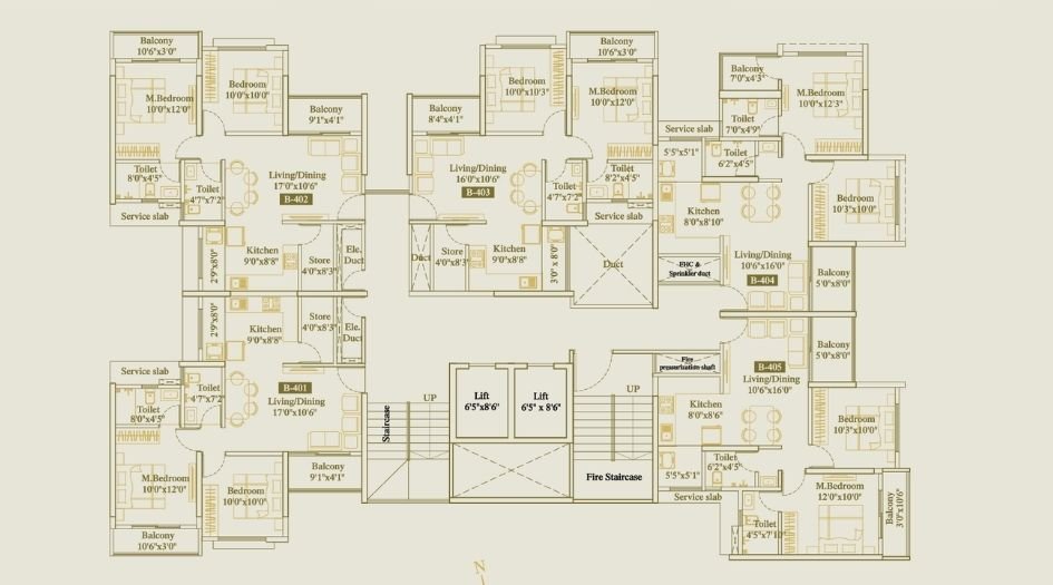 legacy-Milestone-Typical-Floor-Plan-B-Wing